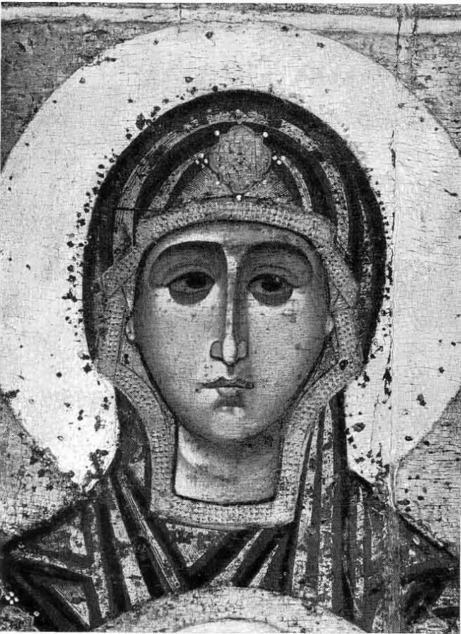 Сочинение по картине: Алимпий - "Голова Богоматери"