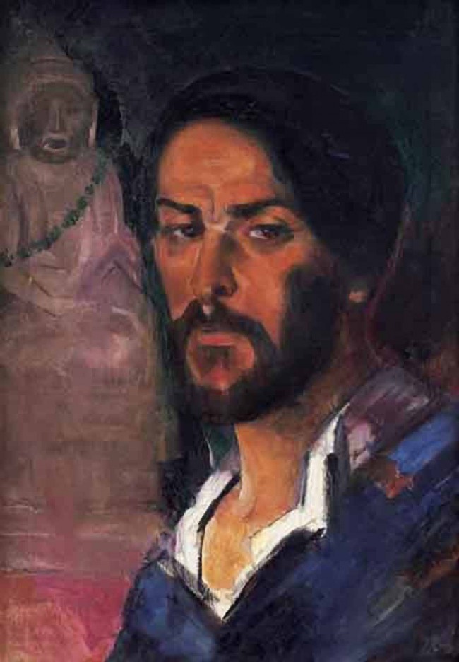 Сочинение по картине: Анисфельд - "Автопортрет"