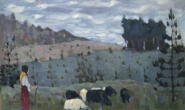 Сочинение по картине: Анисфельд - "Пейзаж в Финляндии"