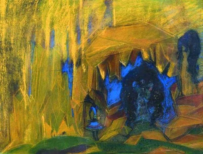 Сочинение по картине: Анисфельд - "Шатёр шейха Хусейна"