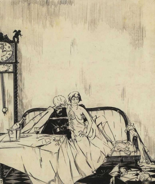 Сочинение по картине: Анненков - "Finita la commedia"