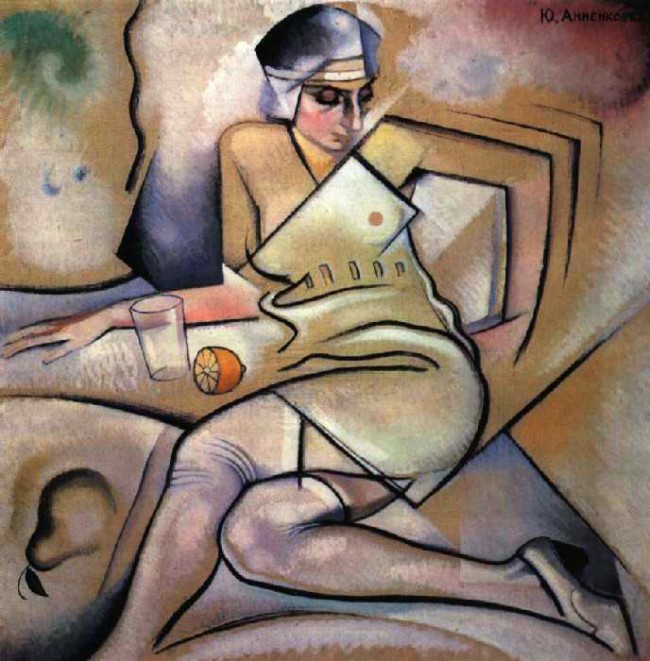 Сочинение по картине: Анненков - "Портрет Е. Б. Анненковой, жены художника"