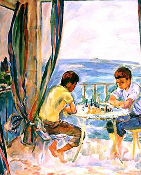 Сочинение по картине: Антипова - "Шахматисты"