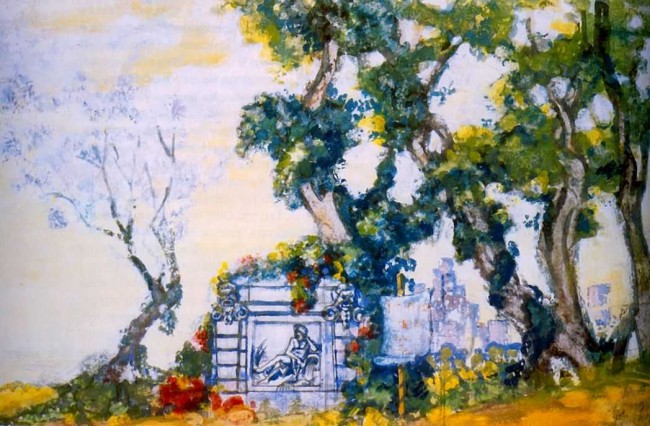 Сочинение по картине: Арапов - "Декоративное панно" Сочинение по картине: Арапов - "Декоративное панно"