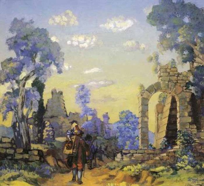 Сочинение по картине: Арапов - "Итальянские музыканты"