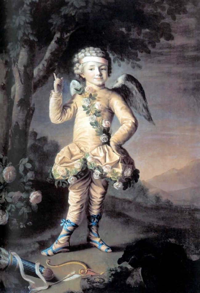 Сочинение по картине: Аргунов - "Портрет Вани Якимова в костюме амура" Сочинение по картине: Аргунов - "Портрет Вани Якимова в костюме амура"