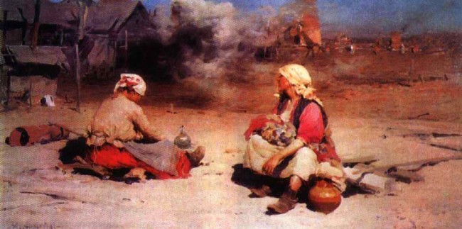 Сочинение по картине: Архипов - "Поденщицы на чугунолитейном заводе"