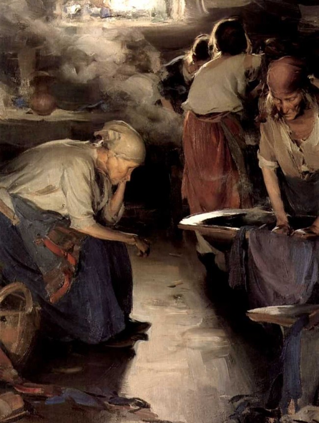 Сочинение по картине: Архипов - "Прачки"