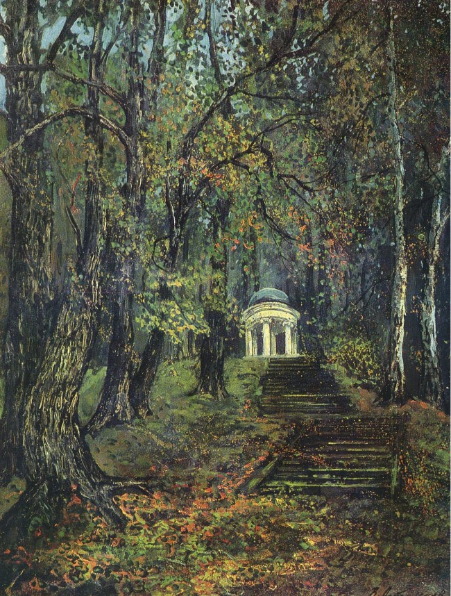 Сочинение по картине: Астальцев - "Беседка в Горках"