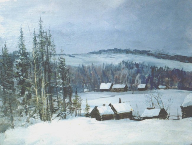 Сочинение по картине: Астальцев - "Деревня Запань. Южный Урал"