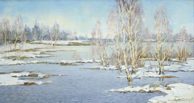 Сочинение по картине: Астальцев - "Вешние воды"