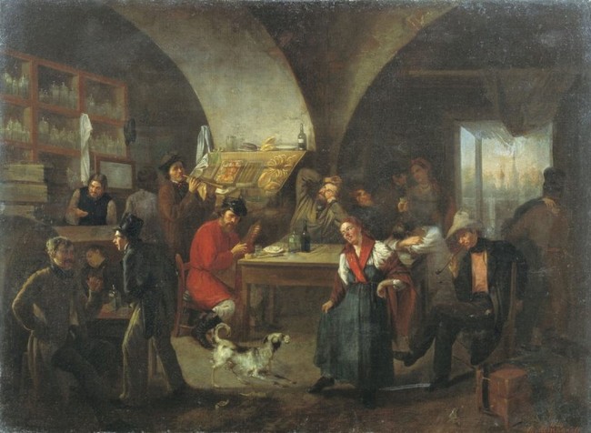 Сочинение по картине: Астрахов - "В погребке" Сочинение по картине: Астрахов - "В погребке"