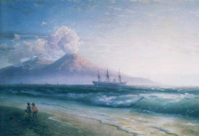 Сочинение по картине: Айвазовский - "Неаполитанский залив. Раннее утро"