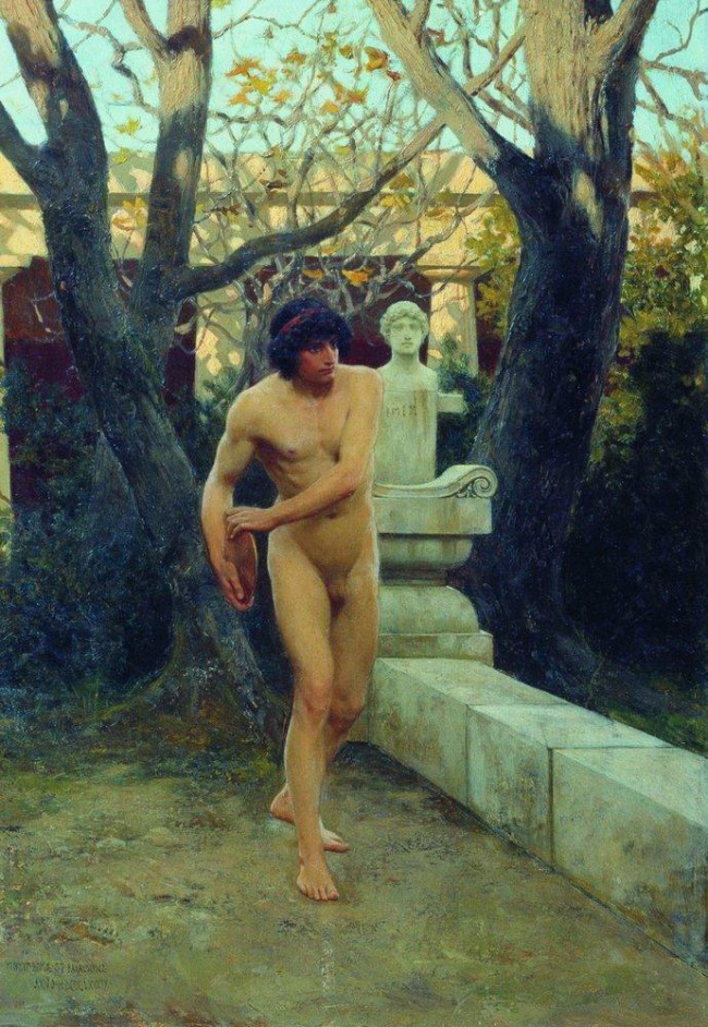 Сочинение по картине: Бакалович - "Дискобол"