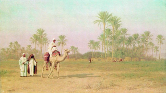 Сочинение по картине: Бакалович - "Знойный день. Алжир"