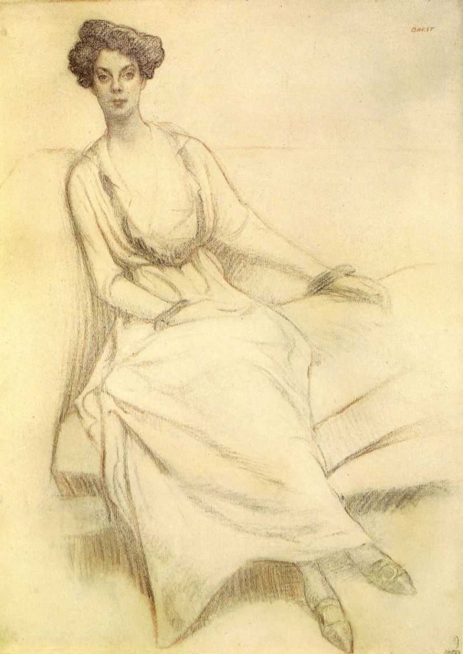 Сочинение по картине: Бакст - "Портрет княгини Ольги Константиновны Орловой"