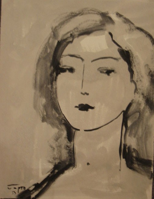 Сочинение по картине: Барто - "Из серии Женские образы"