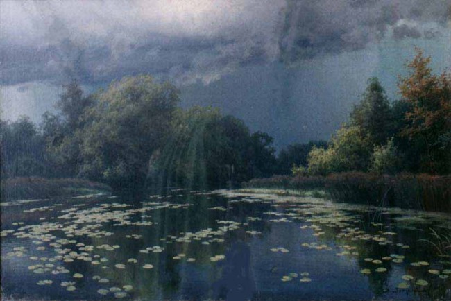 Сочинение по картине: Батурин - "Гроза"