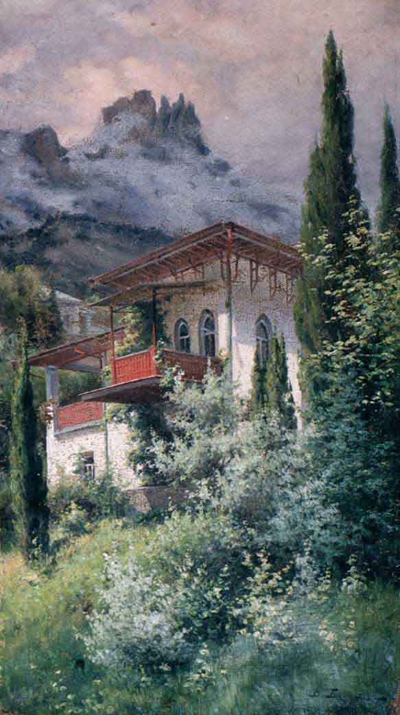 Сочинение по картине: Батурин - "Крымский пейзаж" Сочинение по картине: Батурин - "Крымский пейзаж"