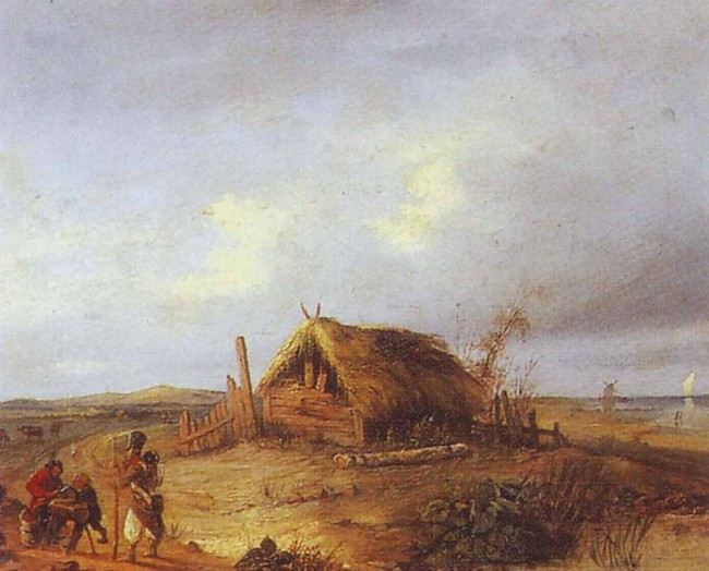 Сочинение по картине: Байков - "Хижина на берегу"