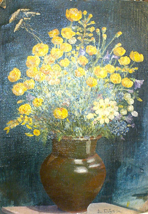 Сочинение по картине: Бебутова - "Букет кувшинок"