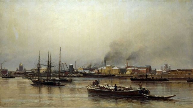 Сочинение по картине: Беггров - "Набережная Невы"