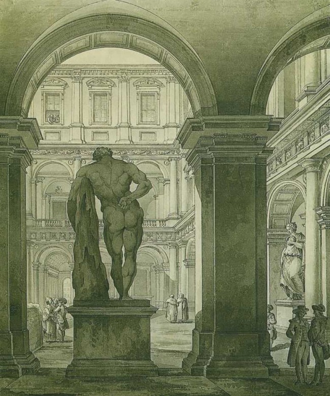 Сочинение по картине: Бельский - "Внутренний двор замка"