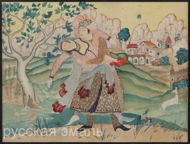 Сочинение по картине: Белуха - "Персидская миниатюра"