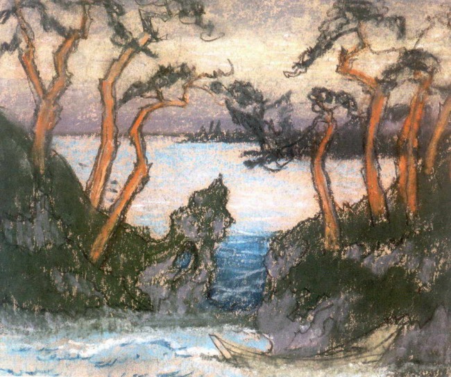 Сочинение по картине: Бенуа - "Берег моря"