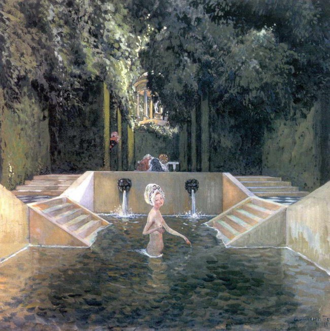 Сочинение по картине: Бенуа - "Купальня маркизы"