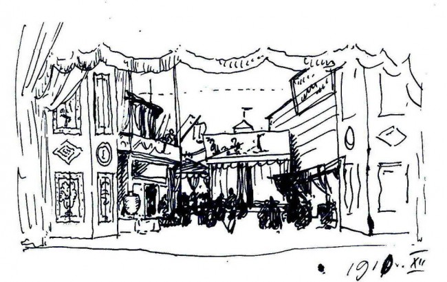 Сочинение по картине: Бенуа - "Масленица в Петербурге"