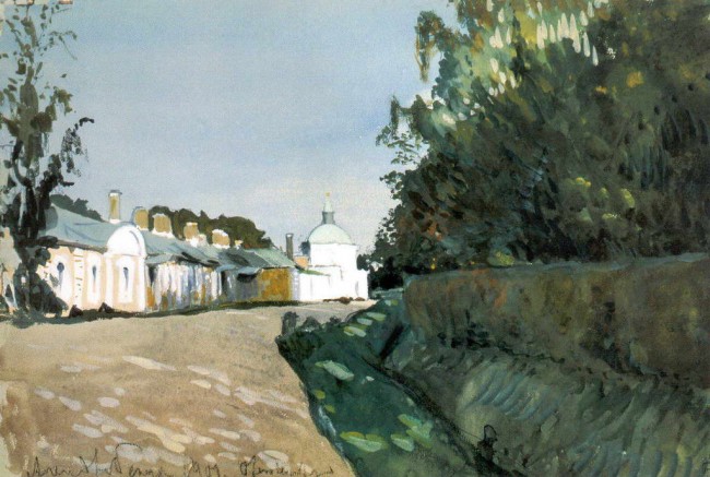 Сочинение по картине: Бенуа - "Ораниенбаум. 1901 г." Сочинение по картине: Бенуа - "Ораниенбаум. 1901 г."