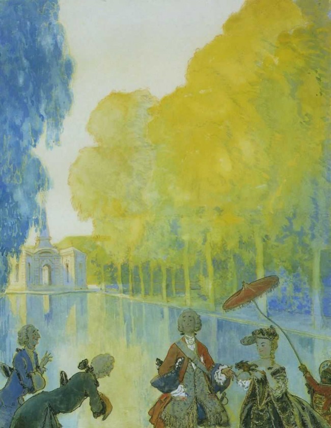 Сочинение по картине: Бенуа - "Представление султанше"