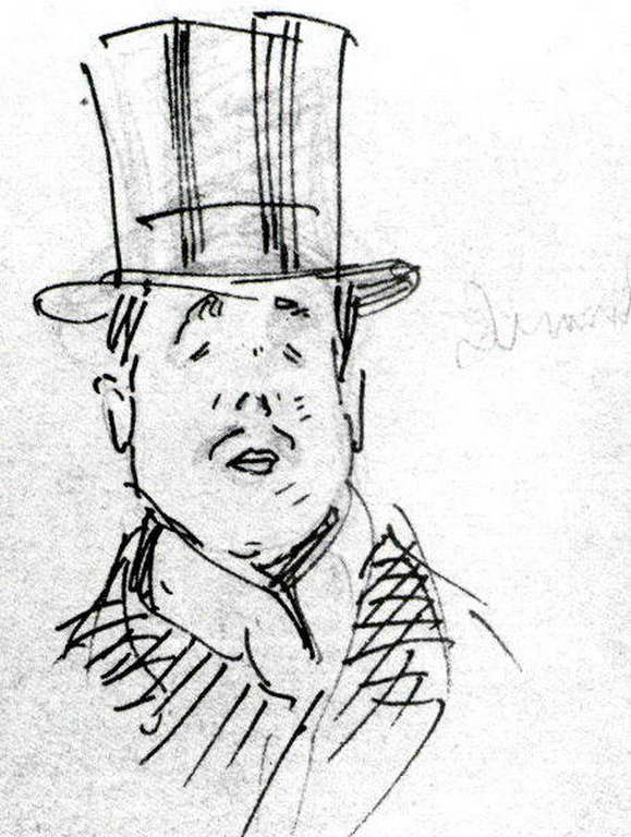 Сочинение по картине: Бенуа - "С.П.Дягилев. Париж"