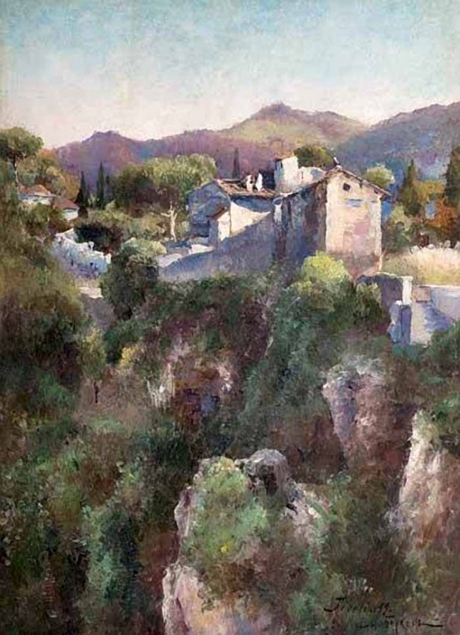 Сочинение по картине: Беркос - "Итальянский пейзаж" Сочинение по картине: Беркос - "Итальянский пейзаж"