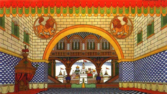 Сочинение по картине: Билибин - "Дворец Додона" Сочинение по картине: Билибин - "Дворец Додона"