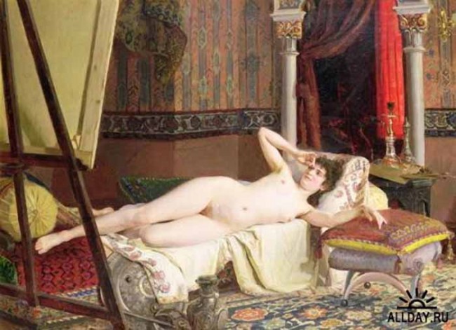 Сочинение по картине: Бодаревский - "Натурщица" Сочинение по картине: Бодаревский - "Натурщица"