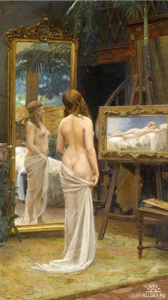 Сочинение по картине: Бодаревский - "Обнажённая в мастерской" Сочинение по картине: Бодаревский - "Обнажённая в мастерской"