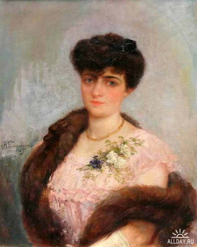 Сочинение по картине: Бодаревский - "Портрет неизвестной"