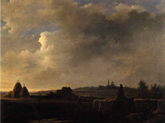 Сочинение по картине: Бодри - "Сельский вид"