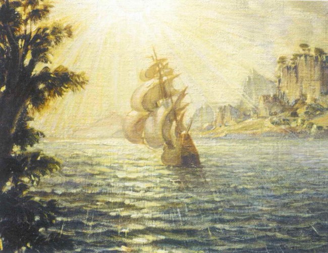 Сочинение по картине: Богаевский - "Корабли"