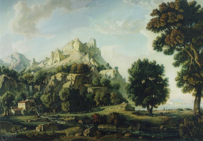 Сочинение по картине: Богаевский - "Крымский пейзаж"