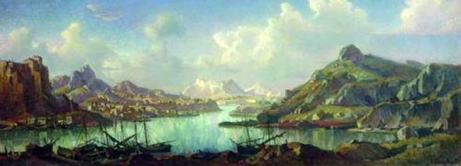 Сочинение по картине: Богаевский - "Старая гавань"