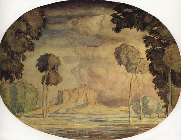 Сочинение по картине: Богаевский - "Утро. Розовый гобелен"