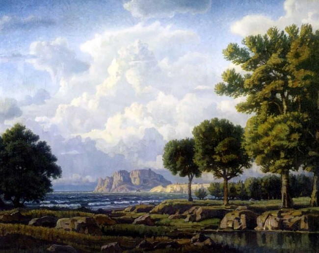 Сочинение по картине: Богаевский - "Вечер у моря" Сочинение по картине: Богаевский - "Вечер у моря"