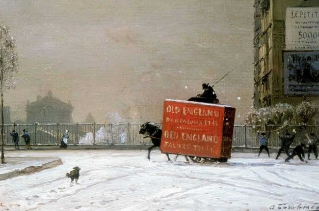 Сочинение по картине: Боголюбов - "Зима в Париже" Сочинение по картине: Боголюбов - "Зима в Париже"