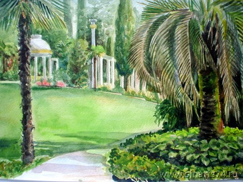 Сочинение по картине: Бокарева - "Дендрарий"