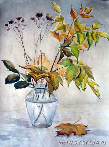 Сочинение по картине: Бокарева - "Осенний букет"