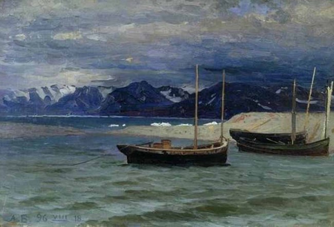 Сочинение по картине: Борисов - "Северный пейзаж"