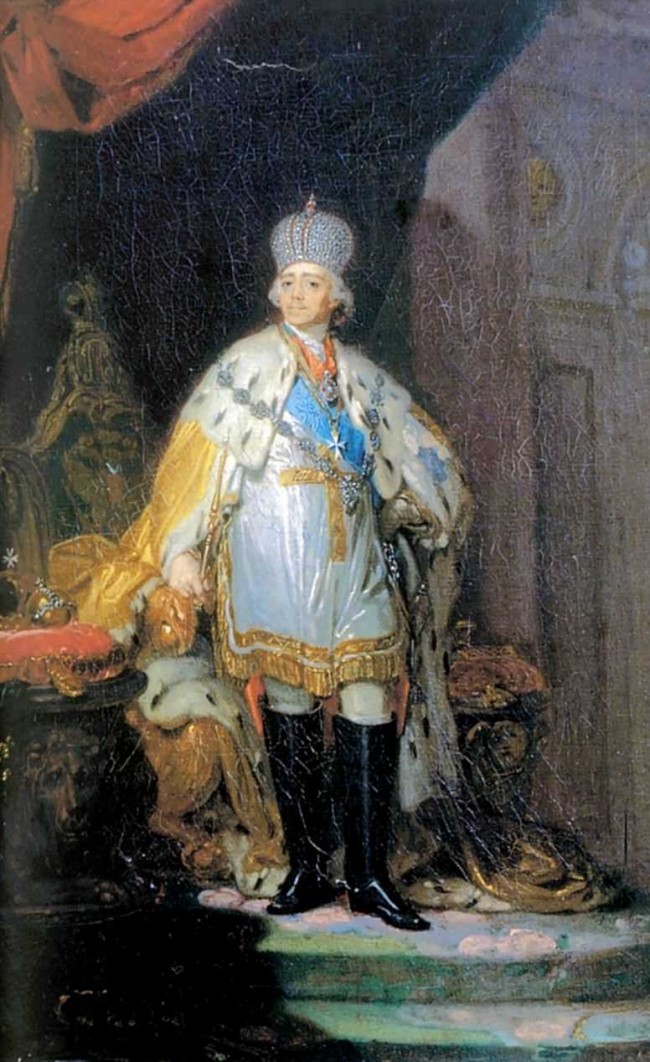 Сочинение по картине: Боровиковский - "Портрет Павла I в белом далматике"